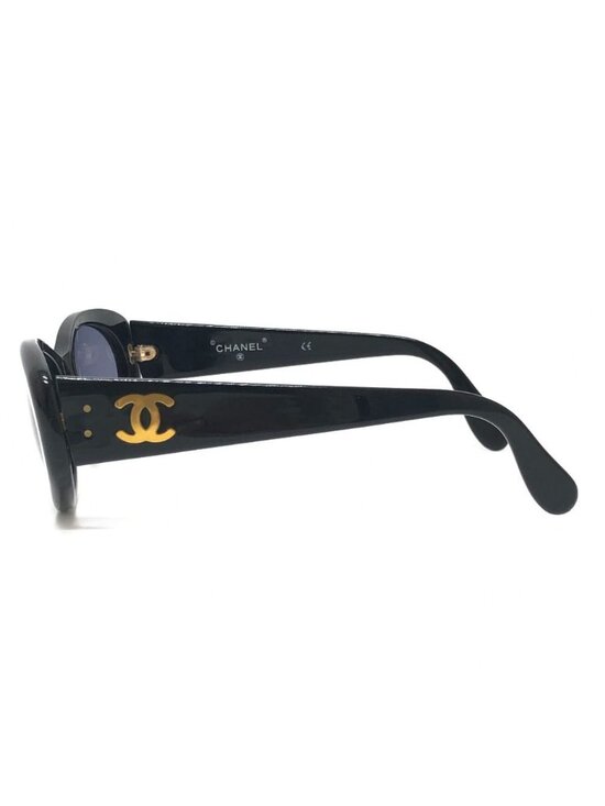Chanel Sunglasses CC Logo Acetate Black Eyewear main image 7